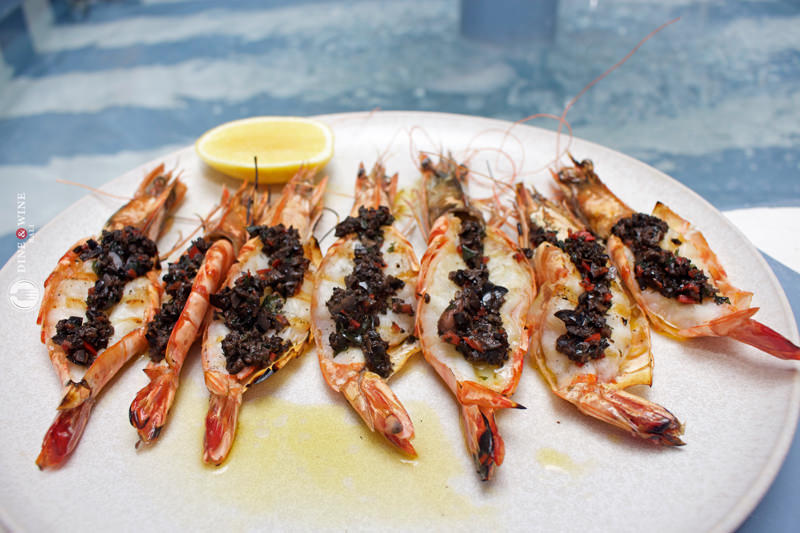 Dine & Wine Bali Best Restaurants & Culinary Guide Bali Spotlight Foodies Notes Review Da Maria Seminyak King Prawns