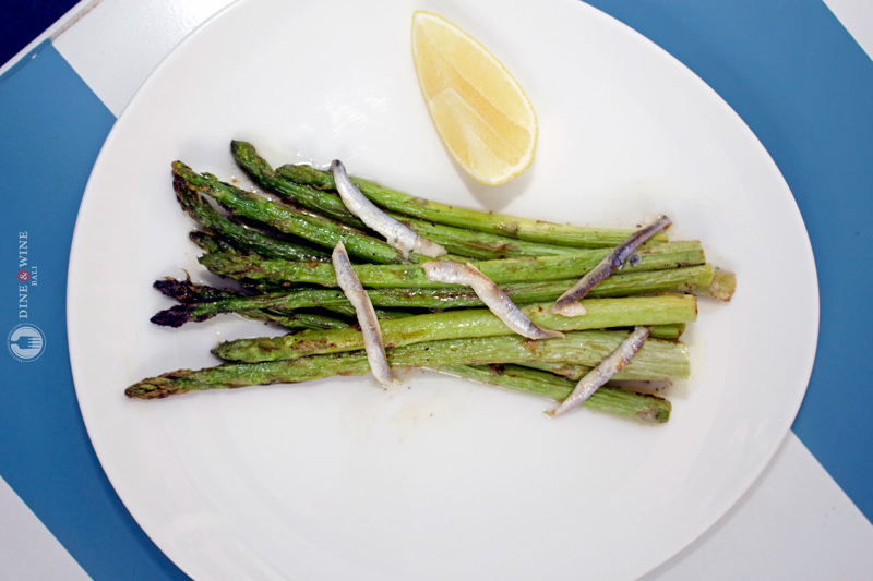 Dine & Wine Bali Best Restaurants & Culinary Guide Bali Spotlight Foodies Notes Review Da Maria Seminyak Roasted Asparagus