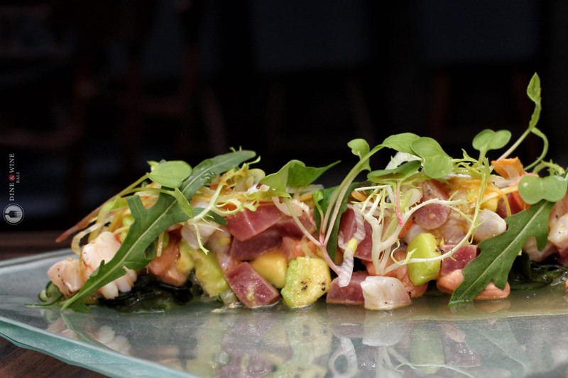 Dine & Wine Bali Best Restaurants & Culinary Guide Bali Spotlight Foodies Notes Review Indigo Canggu Japanese Cuisine Chef Shige Morita Mix Seafood Salad
