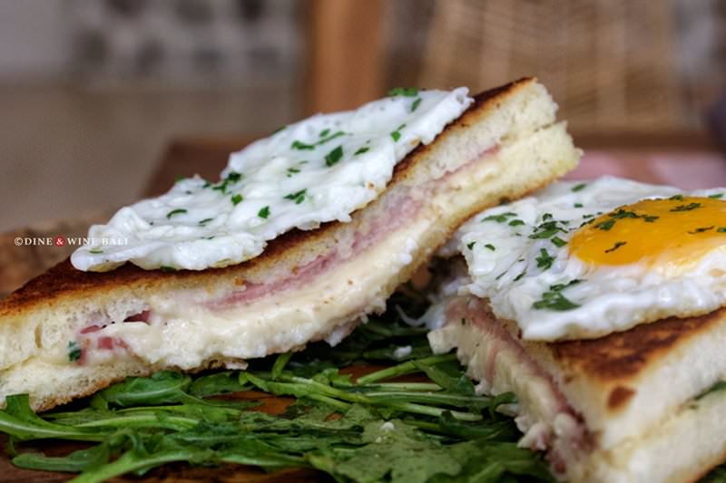 Dine & Wine Bali Best Restaurants & Culinary Guide Bali Mrs Sippy Bali International Comfort Food Seminyak Croque Madame