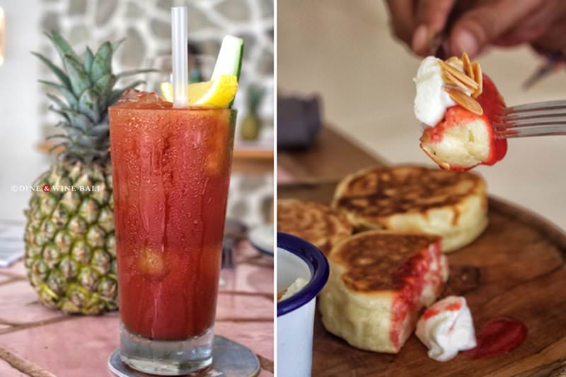 Dine & Wine Bali Best Restaurants & Culinary Guide Bali Mrs Sippy Bali International Comfort Food Seminyak Bloody Mary and Crumpets