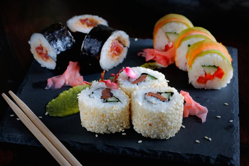 Dine & Wine Bali Best Restaurants & Culinary Guide Bali Gourmet Shop Petitenget Bali Catering Company Sushi Maki Rolls