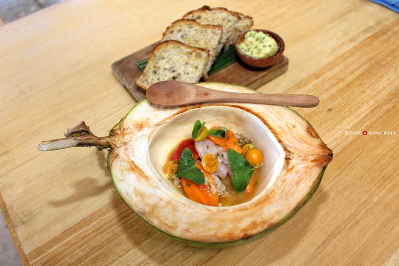 Dine & Wine Bali Best Restaurants & Culinary Guide Bali Foodies Notes Review Chef Wayan Yasa Kresna Ijen at Potato Head Beach Club - Ijen, a Mountain of Sustainability -Ceviche Calamansi