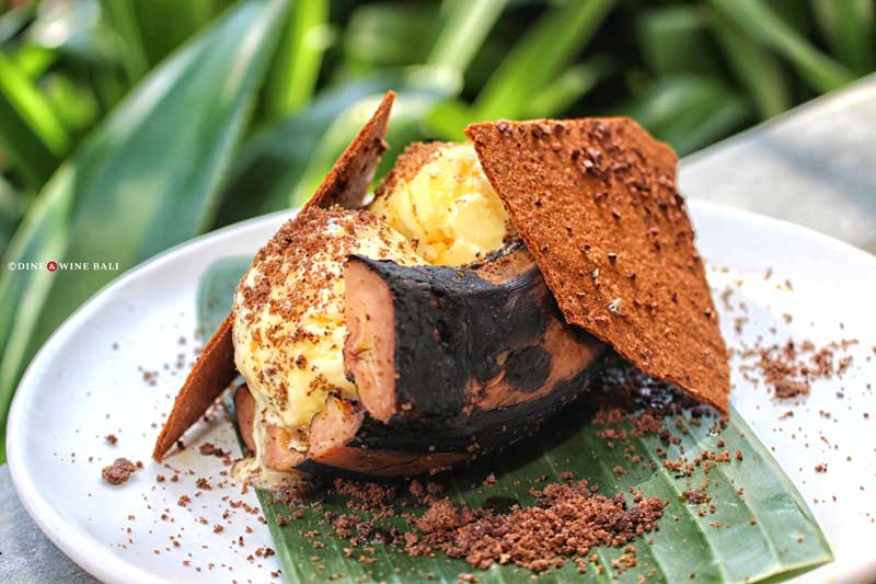 Dine & Wine Bali Best Restaurants & Culinary Guide Bali Foodies Notes Review Chef Wayan Yasa Kresna Ijen at Potato Head Beach Club - Ijen, a Mountain of Sustainability - Charred Banana