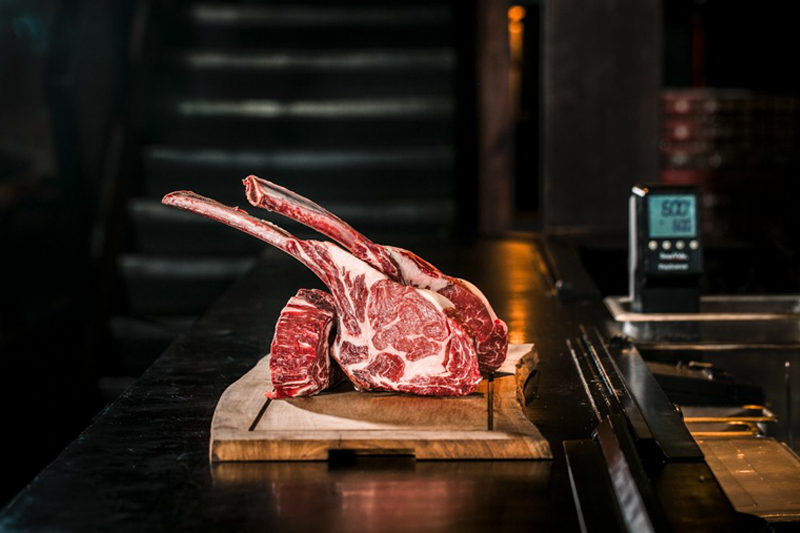 Dine & Wine Bali Best Restaurants & Culinary Guide Bali Boy'N'Cow Steakhouse Dry-Aged Beef Meat Cuts Tomahawk Steaks Seminyak