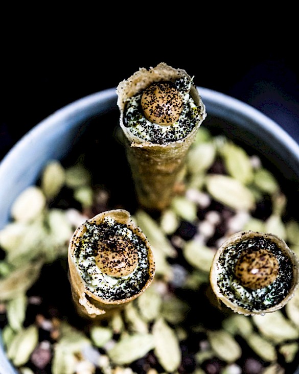 Dine & Wine Bali Best Restaurants & Culinary Guide Bali -  Bali Hotshotz Chef Nicholas Philip Recipe Mum's Spinach and Cheese Triangles