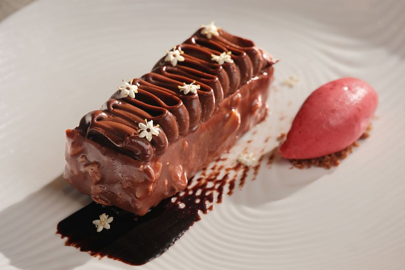 86% Dark Chocolate Mousse at Prego Italian Restaurant at The Westin Resort Nusa Dua, Bali  - Dine & Wine Bali Best Restaurant Guide