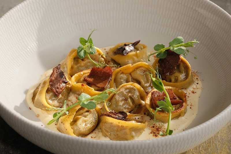 Tortelli Ai Funghi at Prego Italian Restaurant at The Westin Resort Nusa Dua, Bali  - Dine & Wine Bali Best Restaurant Guide