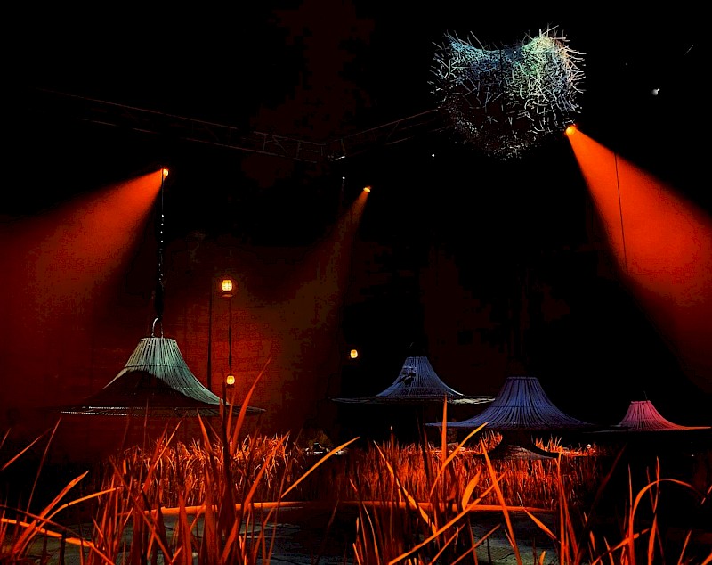 Theatrical Dining Spectacle at Gajah Putih Ubud Fine Dining Dine & Wine Bali